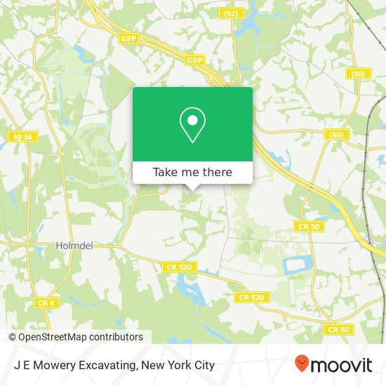 Mapa de J E Mowery Excavating