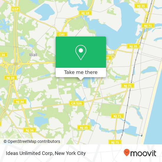 Ideas Unlimited Corp map