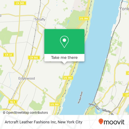 Artcraft Leather Fashions Inc map