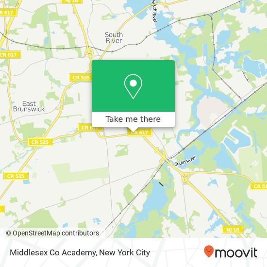 Mapa de Middlesex Co Academy