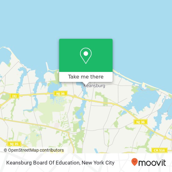 Keansburg Board Of Education map