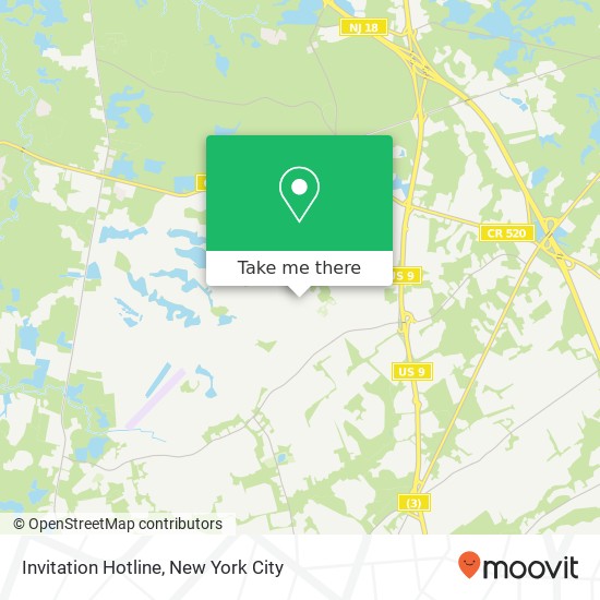 Invitation Hotline map
