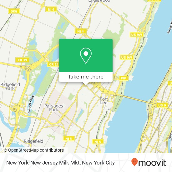 Mapa de New York-New Jersey Milk Mkt