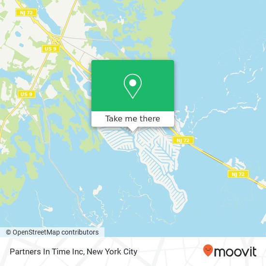 Partners In Time Inc map