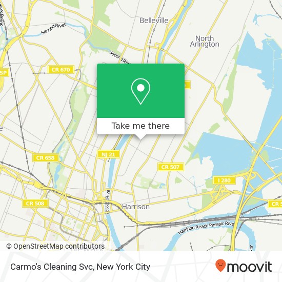Mapa de Carmo's Cleaning Svc