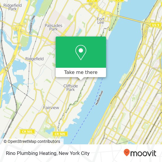 Rino Plumbing Heating map