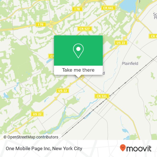 Mapa de One Mobile Page Inc
