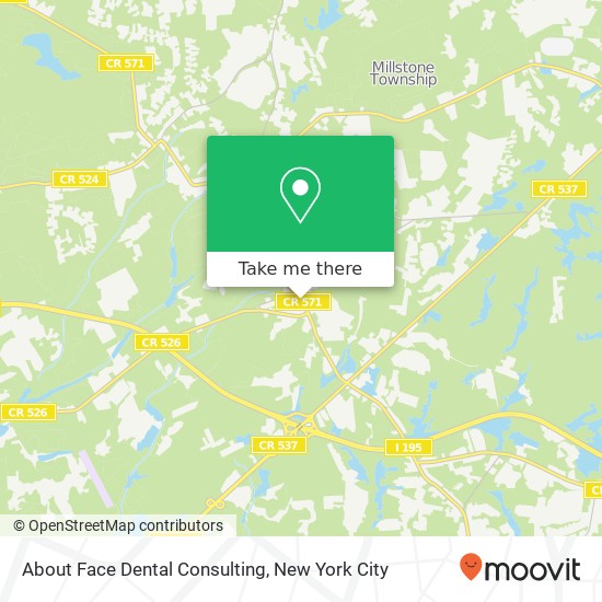 Mapa de About Face Dental Consulting