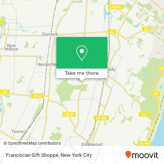 Franciscan Gift Shoppe map