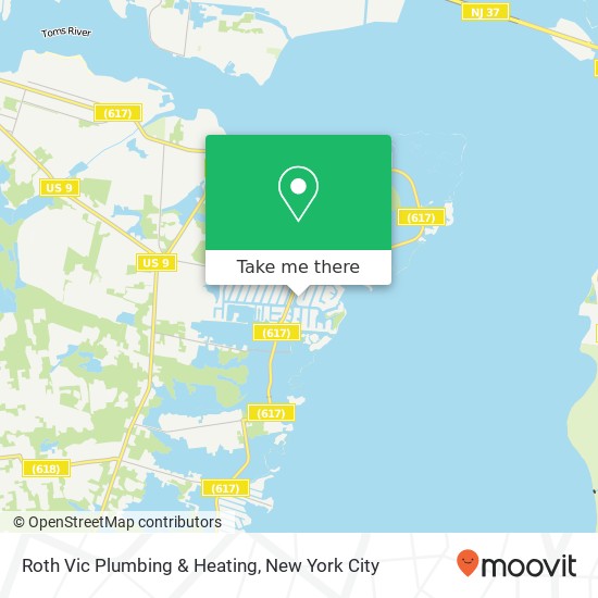 Roth Vic Plumbing & Heating map