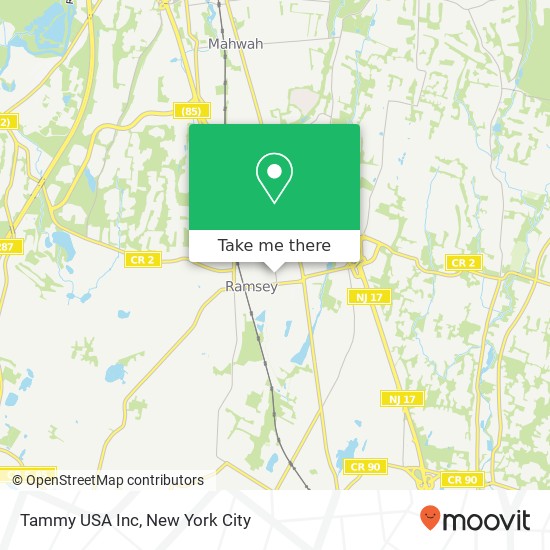 Mapa de Tammy USA Inc