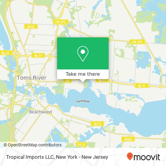 Tropical Imports LLC map