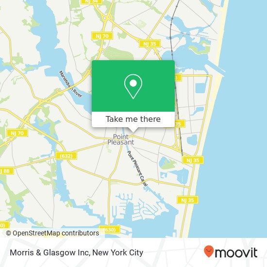 Mapa de Morris & Glasgow Inc