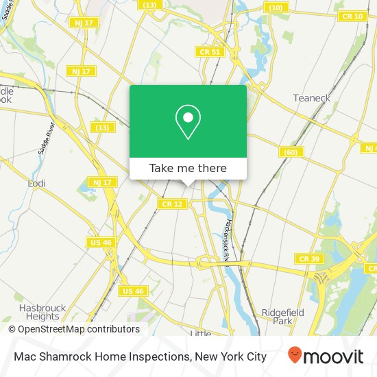 Mac Shamrock Home Inspections map