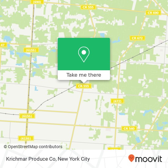 Krichmar Produce Co map