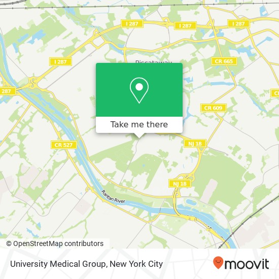 University Medical Group map