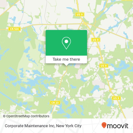 Mapa de Corporate Maintenance Inc