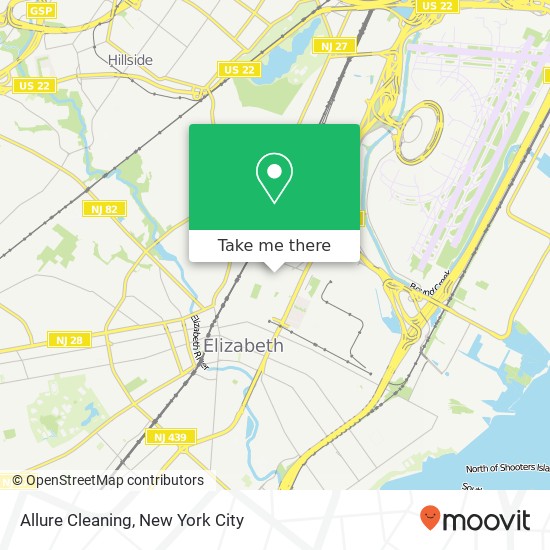 Allure Cleaning map