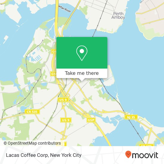 Lacas Coffee Corp map