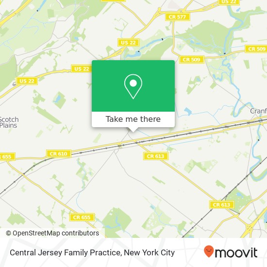 Central Jersey Family Practice map
