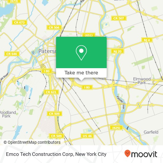 Emco Tech Construction Corp map