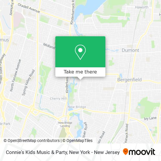 Connie's Kids Music & Party map