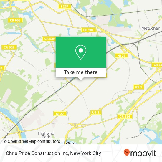 Mapa de Chris Price Construction Inc