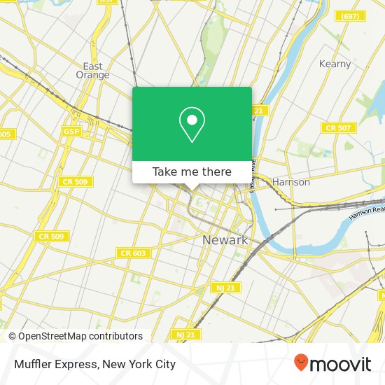 Muffler Express map