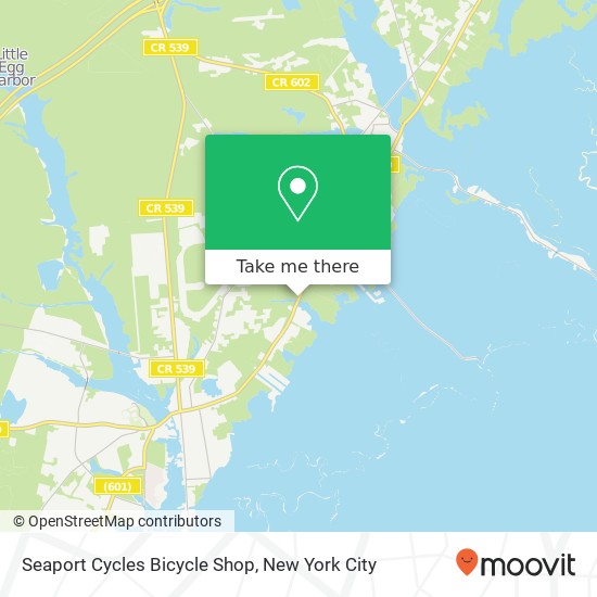 Seaport Cycles Bicycle Shop map