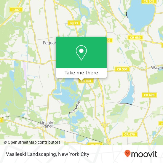 Vasileski Landscaping map
