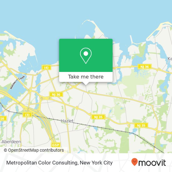 Mapa de Metropolitan Color Consulting