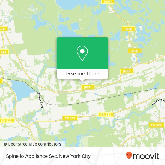 Spinello Appliance Svc map