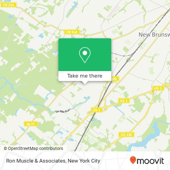 Mapa de Ron Muscle & Associates