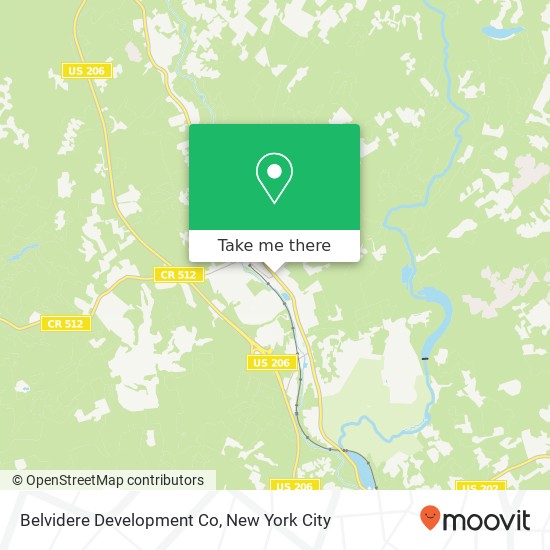 Mapa de Belvidere Development Co