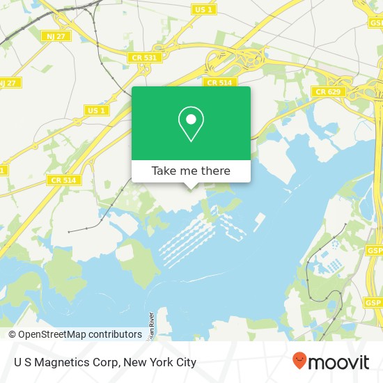 U S Magnetics Corp map