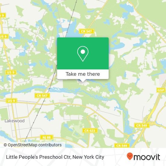 Mapa de Little People's Preschool Ctr