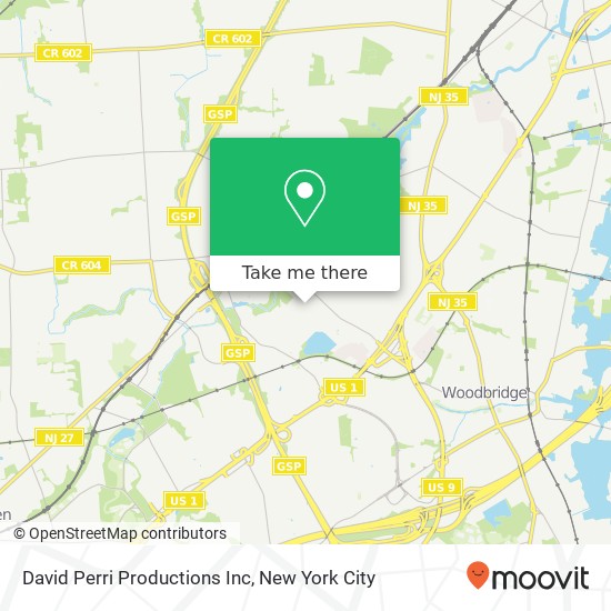 David Perri Productions Inc map