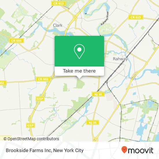 Brookside Farms Inc map