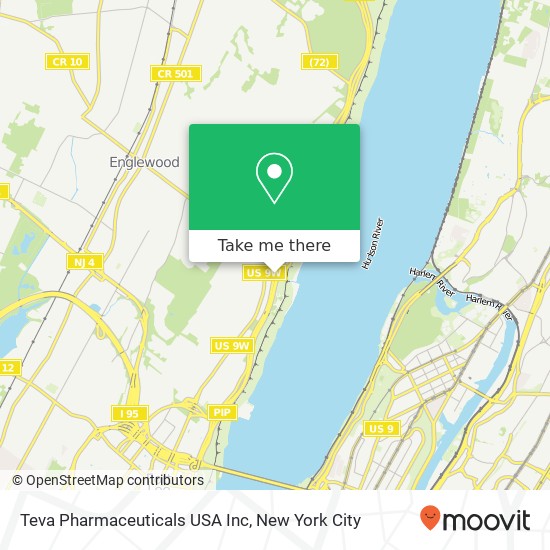 Teva Pharmaceuticals USA Inc map