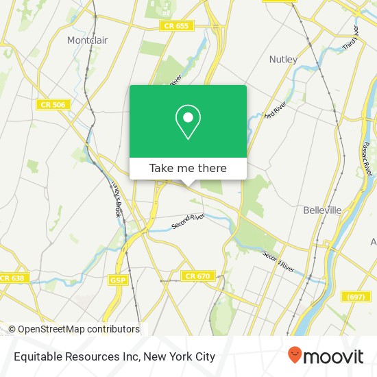 Equitable Resources Inc map