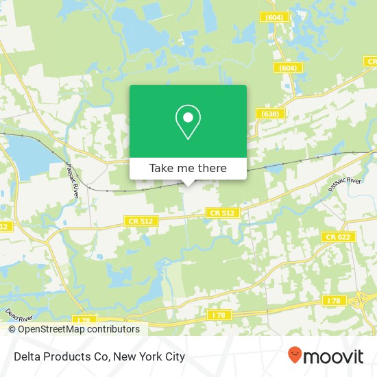 Mapa de Delta Products Co