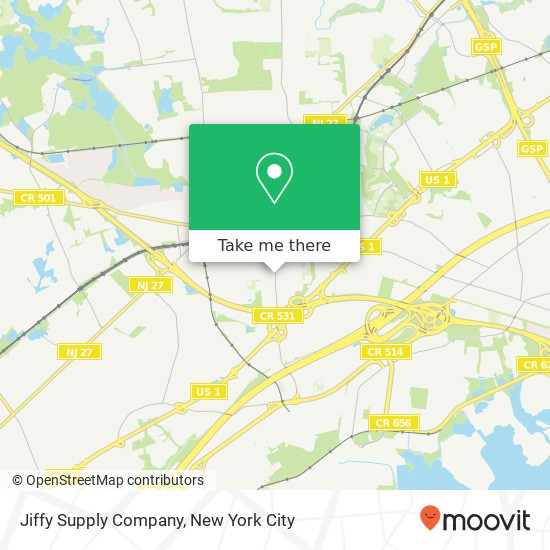 Jiffy Supply Company map