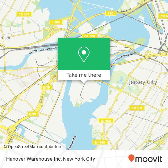Hanover Warehouse Inc map