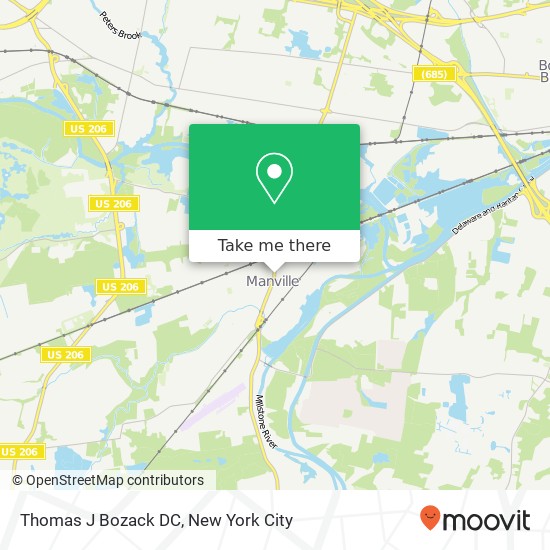Mapa de Thomas J Bozack DC