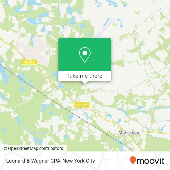 Leonard B Wagner CPA map