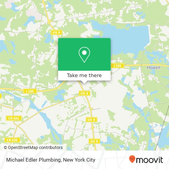 Mapa de Michael Edler Plumbing