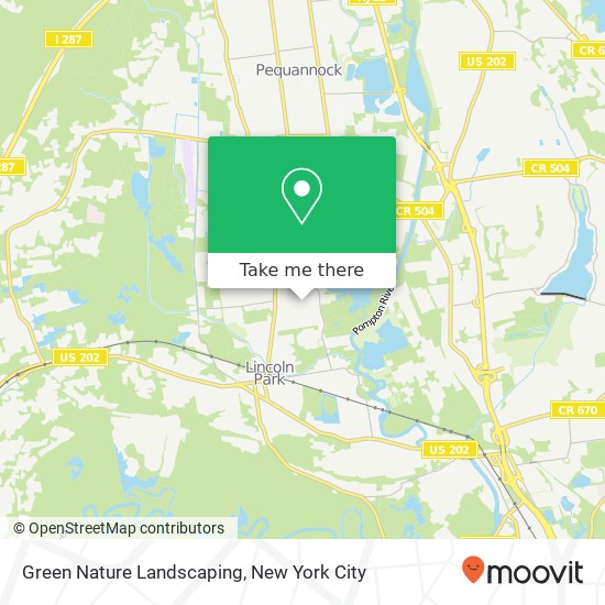 Green Nature Landscaping map