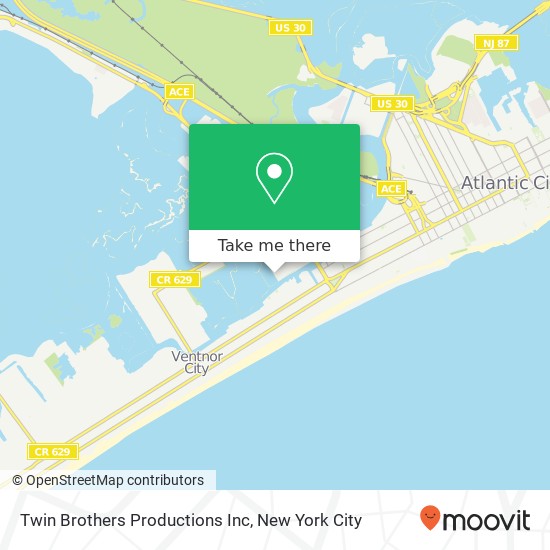 Twin Brothers Productions Inc map