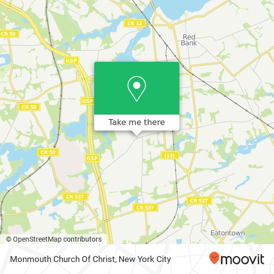 Mapa de Monmouth Church Of Christ