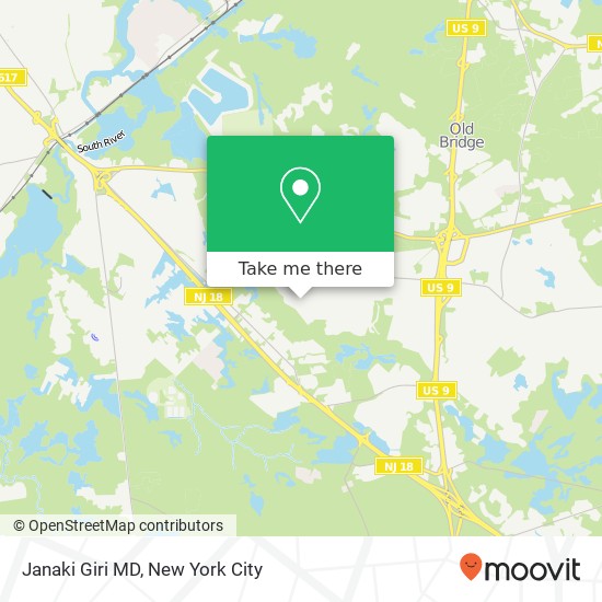 Janaki Giri MD map